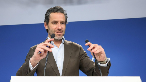 El portavoz del Partido Popular, Borja Sémper, ofrece una rueda de prensa para valorar los resultados de las elecciones vascas