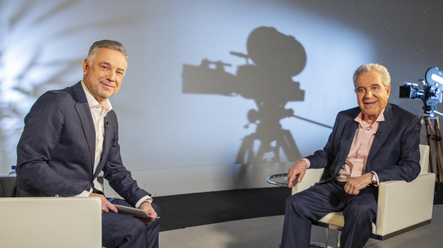 Jenaro Castro junto a Andrés Pajares, en Plano General