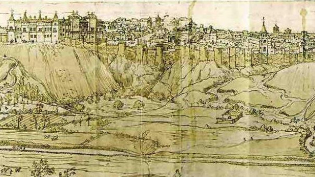 Vista de Madrid pintada en 1562