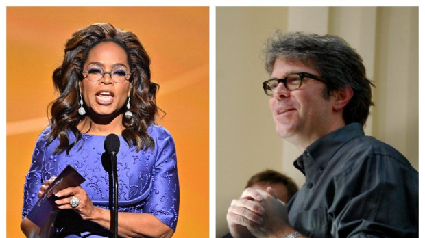 Oprah Winfrey y Jonathan Franzen