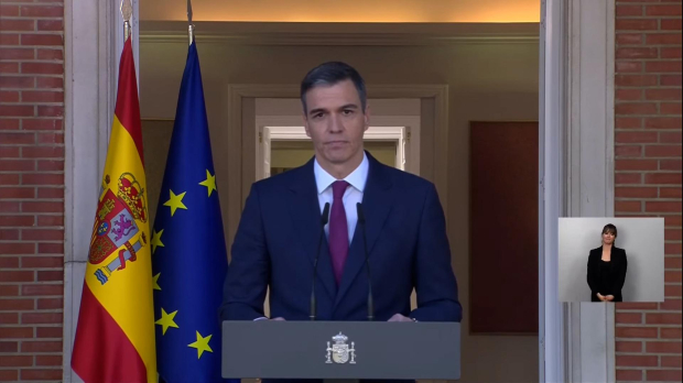 Vuelva a ver el discurso completo en el que Pedro Sánchez ha anunciado que no dimitirá