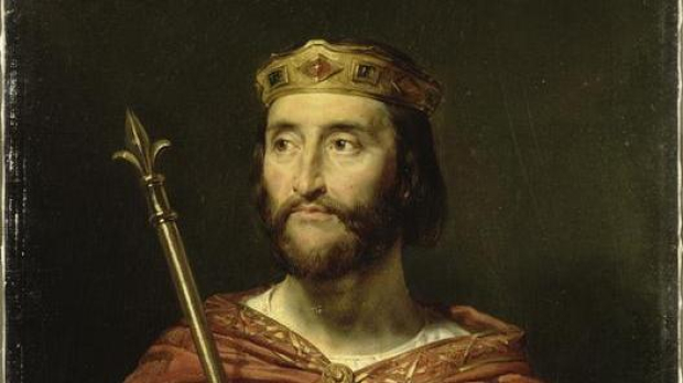 Carlos III, conocido como el Simple, rey de Francia. Obra de Georges Rouget