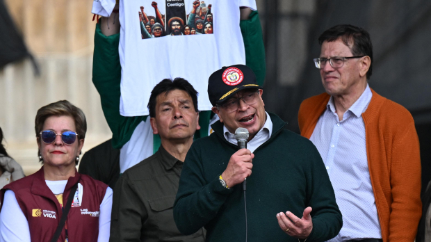 Gustavo Petro trató de apropiarse de las marchas del 1 de mayo