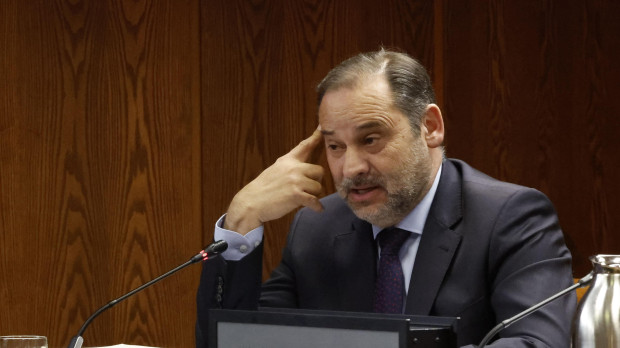 José Luis Ábalos, en el Senado