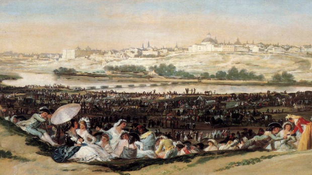 La pradera de san Isidro de Francisco de Goya