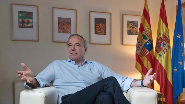 El presidente de Aragón, Jorge Azcón