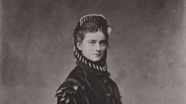 La duquesa Sofía Carlota en 1867, fotografía de Joseph Albert