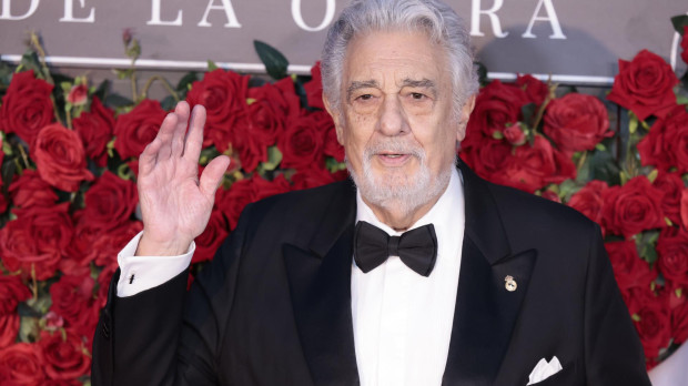 El tenor español Plácido Domingo