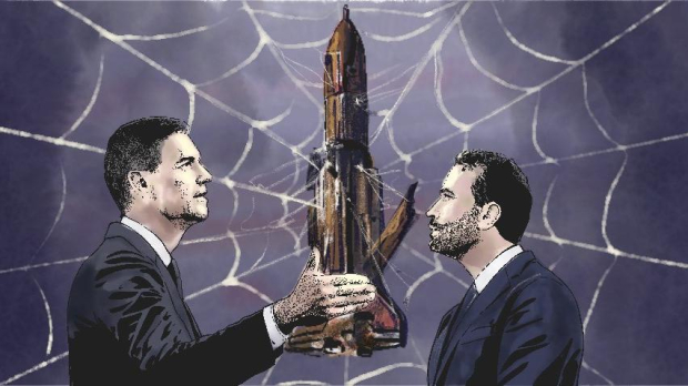 El presidente del Gobierno, Pedro Sánchez, y el ministro de Economía, Carlos Cuerpo, piensan que vamos como un cohete.