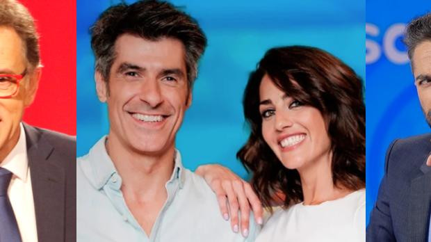 Jordi Hurtado, Jorge Fernández y Laura Moure, Roberto Leal, los presentadores de los programas más vistos de la tele