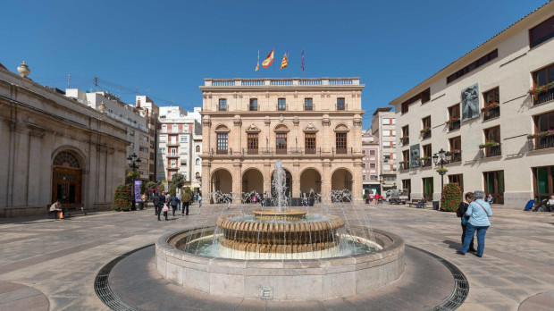 Imagen del centro de la ciudad de Castellón de la Plana
