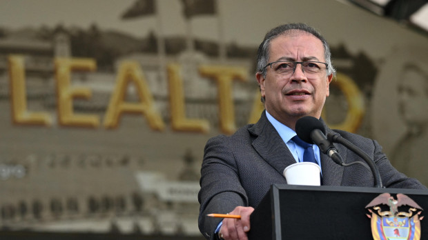 El presidente de Colombia, Gustavo Petro