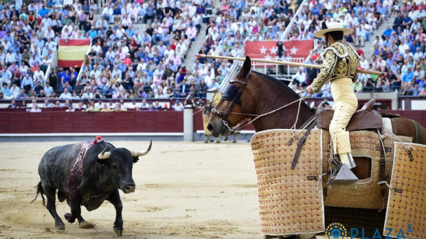 Cortinero, de 559 kilos, ha dejado un vibrante tercio de varas