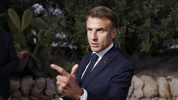 El presidente francés Emmanuel Macron