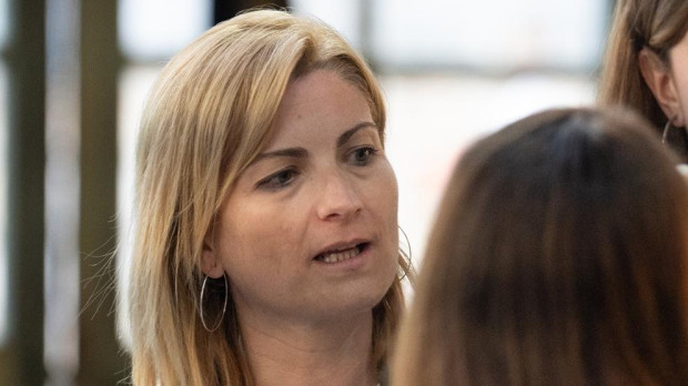 La portavoz de ERC, Raquel Sans, en una imagen de archivo