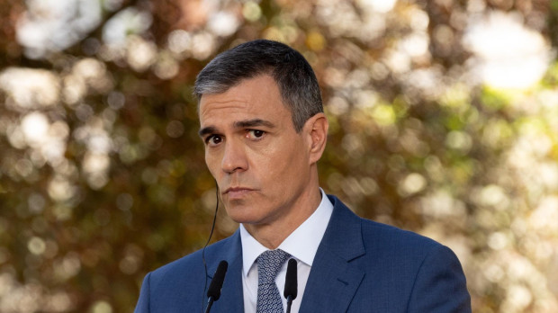 El presidente de Gobierno, Pedro Sánchez, en el complejo de la Moncloa