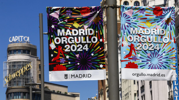 Carteles del Orgullo 2024 del Ayuntamiento de Madrid