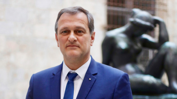 Louis Aliot, vicepresidente primero de la Agruoación Nacional y alcalde de Perpiñán