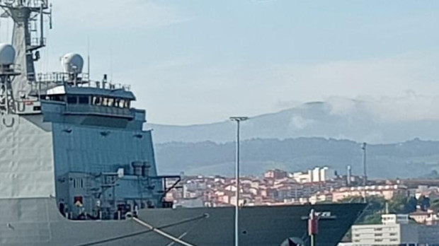 El grupo de combate Dédalo ya se encuentra en Guecho con el portaaeronaves Juan Carlos I, el buque anfibio Galicia y la fragata Blas de Lezo