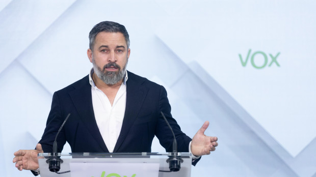 El líder de Vox, Santiago Abascal - Europa Press