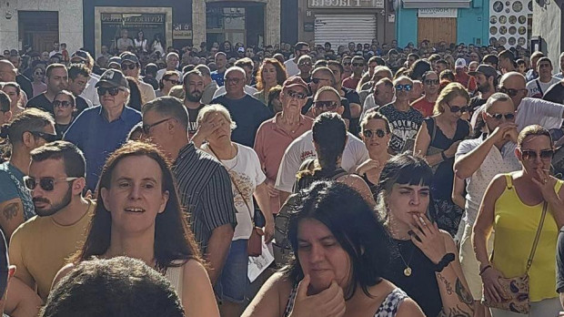 Manifestación en Gata de Gorgos para pedir justicia por David Lledó