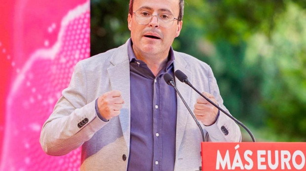 El secretario general del PSOE de Extremadura, Miguel Ángel Gallardo