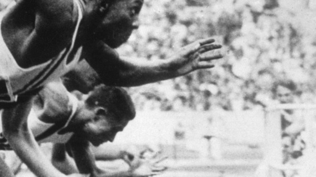 Jesse Owens en los Juegos Olímpicos de Berlín 1936