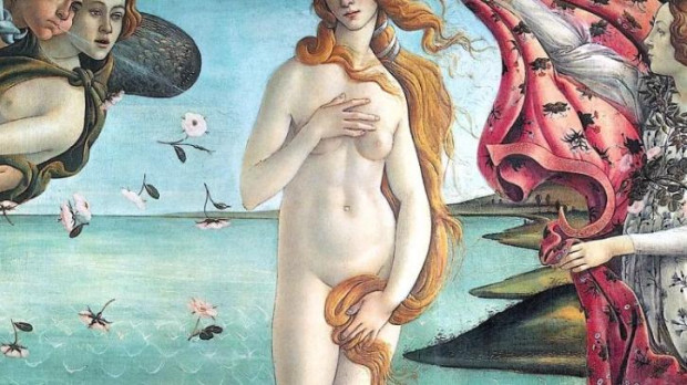 El nacimiento de Venus (1484) de Botticelli