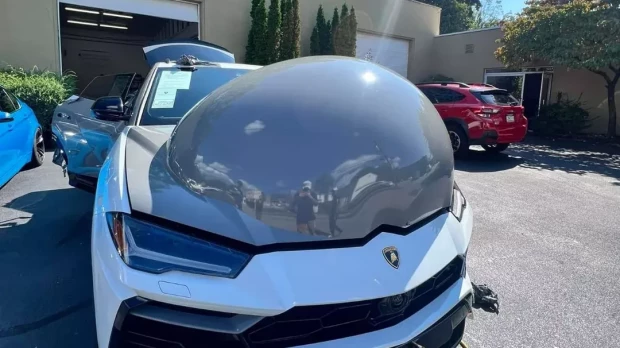 Así queda la pintura de algunos coches