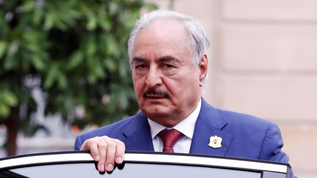El jefe del Ejército libio, Jalifa Haftar,