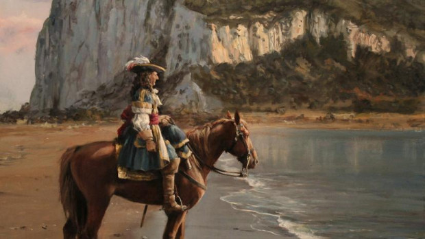 Fragmento de 'El último de Gibraltar', de Augusto Ferrer-Dalmau