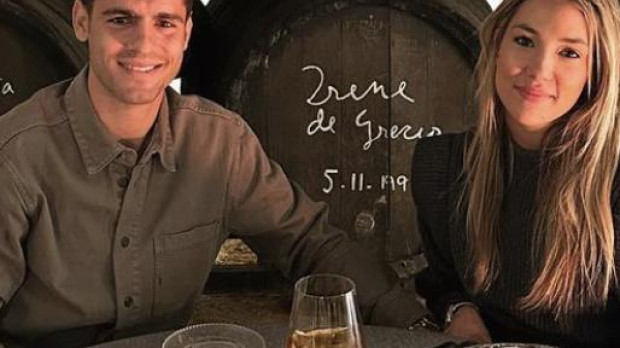 Álvaro Morata y Alice Campello