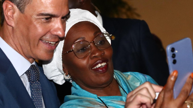 Pedro Sánchez en Senegal, la última parada de su viaje a África