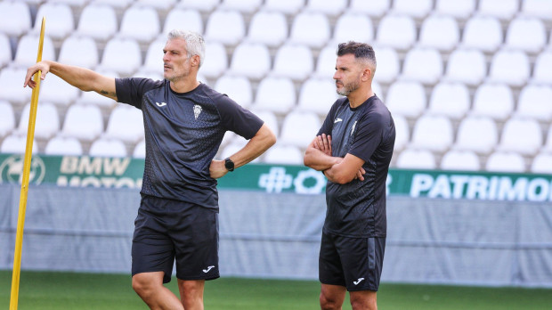Iván Ania, durante un entrenamiento
