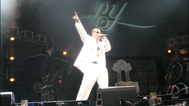 Daddy Yankee durante un concierto