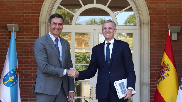 Alfonso Rueda visitó la Moncloa el 28 de julio de 2022
