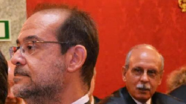 El magistrado del Supremo, Dimitry Berberoff (a la derecha de la imagen)