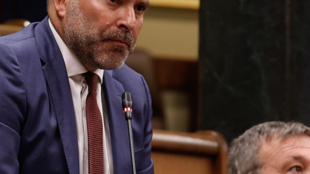 El diputado de Junts Josep Pagès, en el Pleno de este miércoles en el Congreso