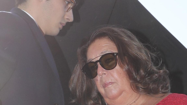 Dolores Ortega, a su llegada a la boda de su sobrina Marta con Carlos Torretta