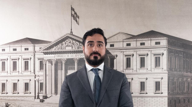 El eurodiputado electo Luis 'Alvise' Pérez Fernández, líder de la agrupación Se Acabó la Fiesta