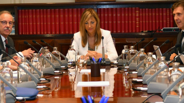 El Pleno del Consejo General del Poder Judicial bajo la presidencia de Isabel Perello