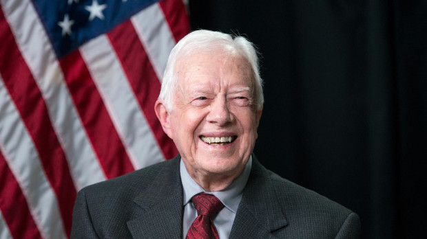 El expresidente Jimmy Carter en un evento en Atlanta (Archivo)