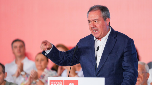 El secretario general del PSOE de Andalucía, Juan Espadas