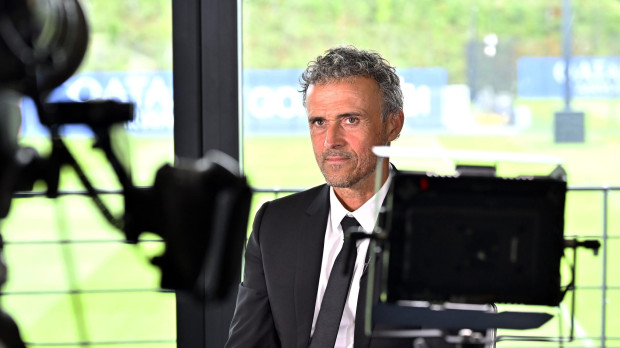 Luis Enrique, protagonista de la serie documental No tenéis ni **** idea
