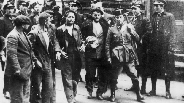 Prisioneros de la Guardia Civil y de Asalto en Asturias