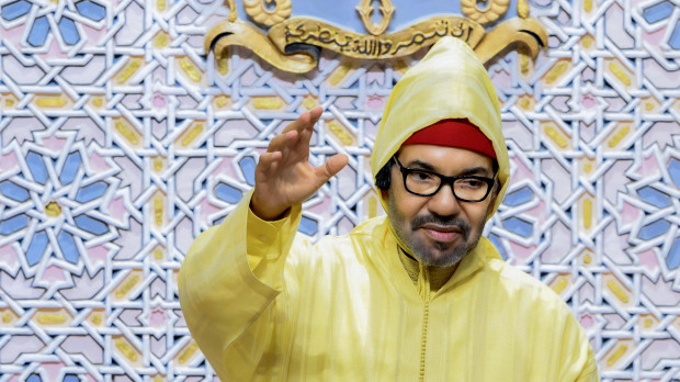 This handout picture provided by the Morocco's Maghreb Arabe Presse (MAP) news agency shows King Mohammed VI of Morocco delivering a speech before Parliament on the occasion of the opening of the first session of the fourth legislative year of the 11th legislature in Rabat on October 11, 2024. (Photo by Maghreb Arabe Press (MAP) / AFP) / RESTRICTED TO EDITORIAL USE - MANDATORY CREDIT "AFP PHOTO / MAGHREB ARABE PRESS (MAP) " - NO MARKETING NO ADVERTISING CAMPAIGNS - DISTRIBUTED AS A SERVICE TO CLIENTS