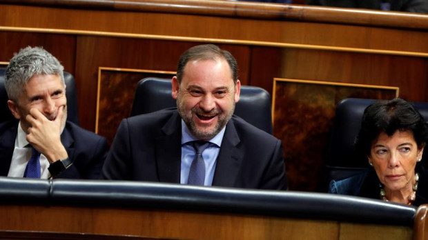 José Luis Ábalos durante su etapa como ministro de Transportes