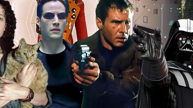 Varias de las películas y protagonistas más importantes de la ciencia ficción en el cine
