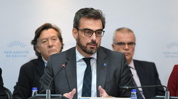 El conselleiro de Presidencia, Diego Calvo
