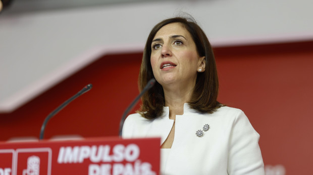 La portavoz de la Comisión Ejecutiva Federal del PSOE, Esther Peña